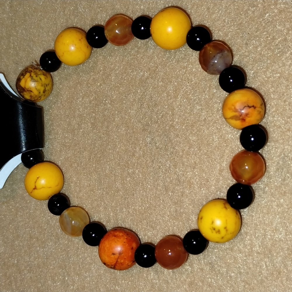 Jasper and Agate handmade Extra Small bracelet 5 inches